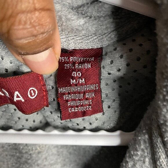 Nevada Gray Fleece Full Zip Sleeveless Vest - Picture 7 of 7